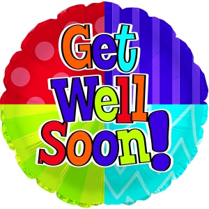 Get Well Soon Dots and Stripes